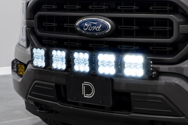 SS5 Grille CrossLink Lightbar Kit for 2021-2023 Ford F-150, Pro White Combo Diode Dynamics