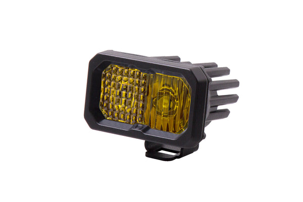 Stage Series 2 Inch LED Pod, Sport Yellow Combo Standard ABL Each
