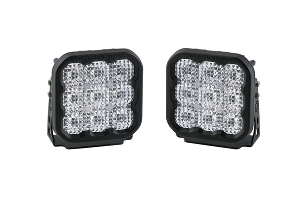 SS5 LED Pod Sport White Flood Pair Diode Dynamics