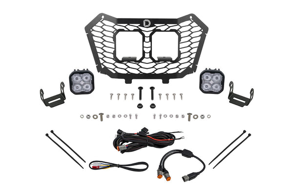 Stage Series LED Grille Kit for 2022-2024 Honda Talon, Cool White (6000K) Sport White SAE Fog