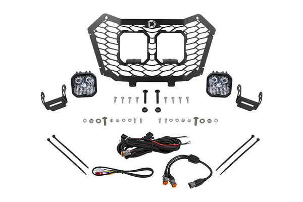 Stage Series LED Grille Kit for 2022-2024 Honda Talon, Cool White (6000K) Pro White Combo