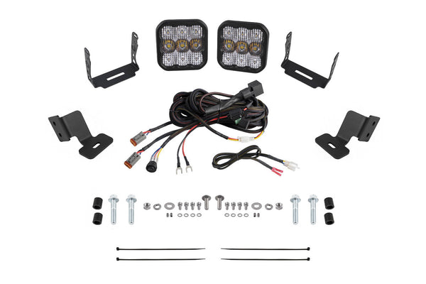 Stage Series Ditch Light Kit for 2019-2024 Honda Talon, SS5 Sport White Combo