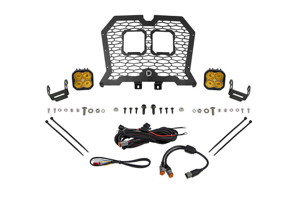 Stage Series LED Grille Kit for 2019-2024 Polaris RZR XP, Sport Yellow Fog