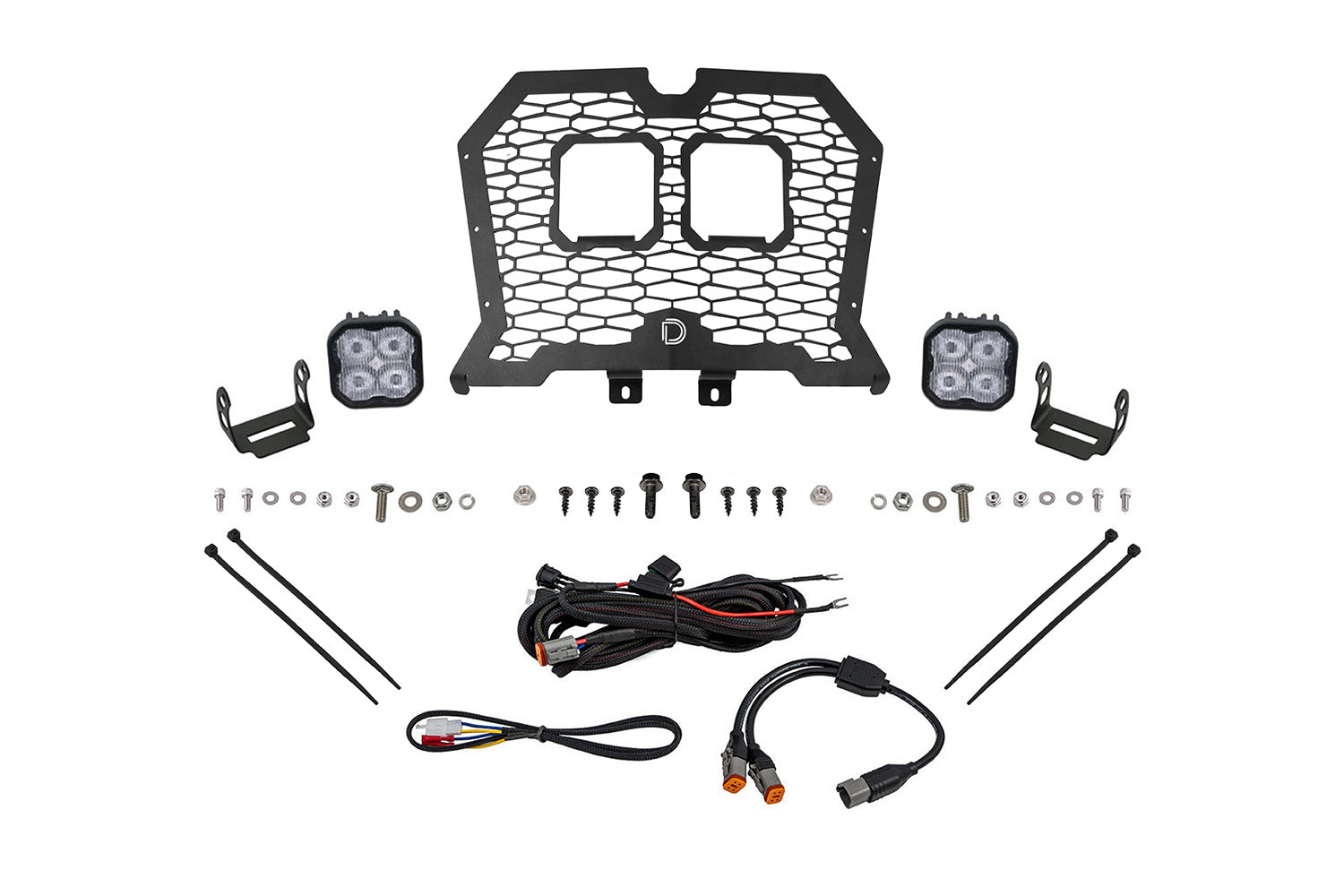 Stage Series LED Grille Kit for 2021-2024 Polaris RZR Trail, Cool Whit ...