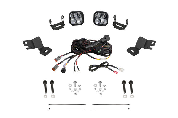 Stage Series A-Pillar Pod Kit for 2019-2023 Polaris RZR XP, Cool White (6000K) SS3 Pro Pro White Combo